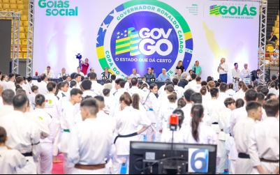 Caiado abre campeonatos nacionais de karatê em Goiânia